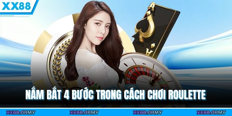 Nắm bắt 4 bước trong cách chơi Roulette