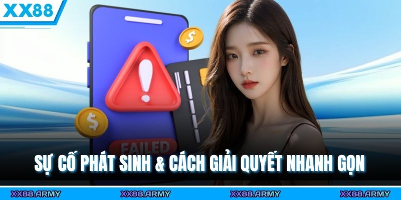 Sự cố phát sinh & cách giải quyết nhanh gọn