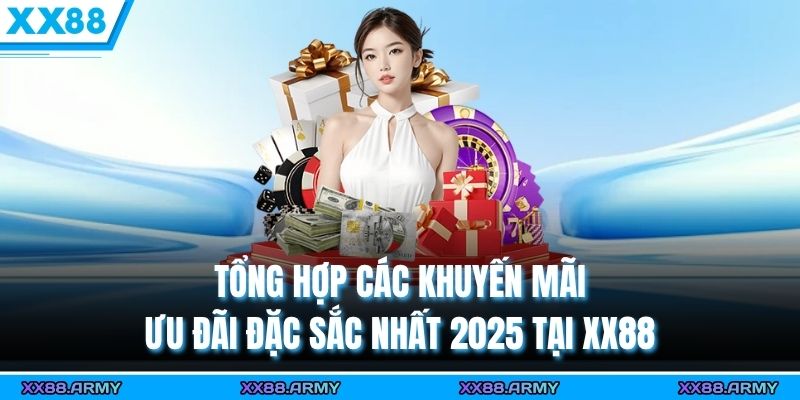 Tổng hợp các khuyến mãi ưu đãi đặc sắc nhất 2025 tại XX88